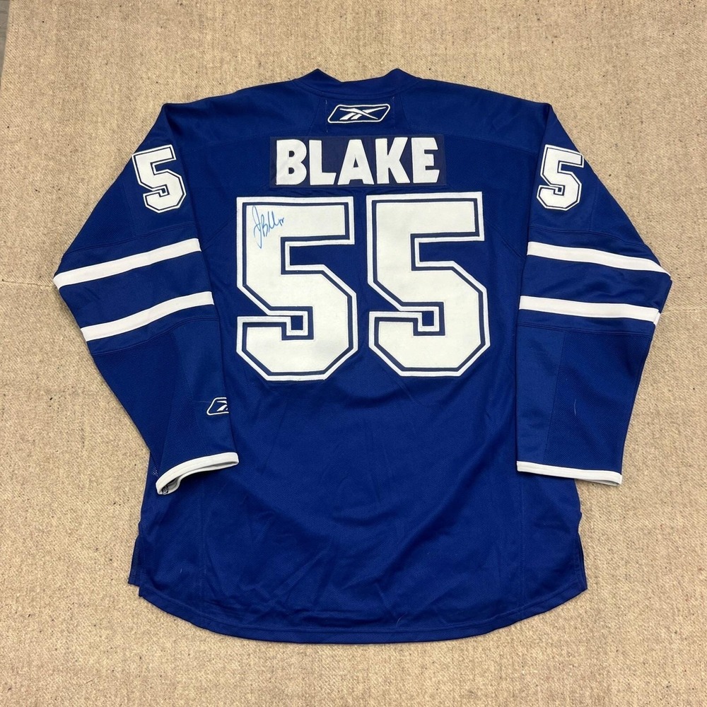 Jason Blake Toronto Maple Leafs Jersey‎ Mens XL Blue 2010s SIGNED